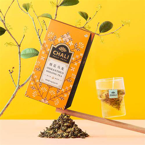 CHALI 桂花乌龙茶花草茶安溪铁观音下火茶包茶叶茶里公司出品花茶