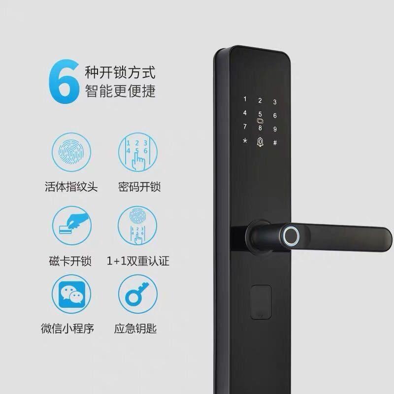 源头工一握开端智能锁家用防锁盗门锁公寓厂门电B05子锁密码高指