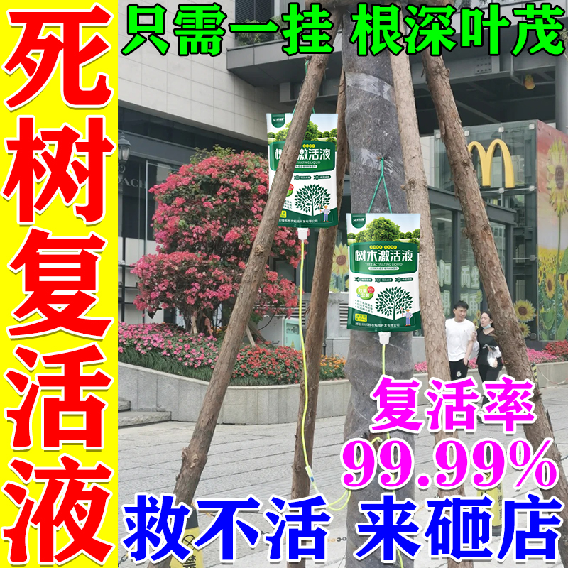 大树复活液树木营养液吊针液果树移栽强力生根药水复活液枯树再生
