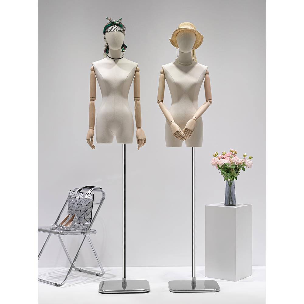 韩版锁骨模特道具女服装店女装衣服半身人台假人模特架展示假全身