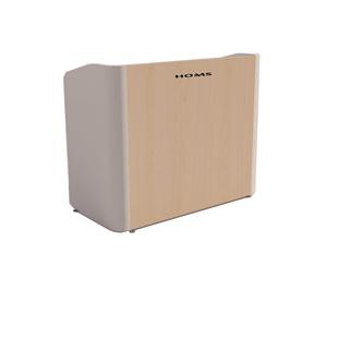 显示器置桌面/E0级环保等级千年舟板材/环抱式纯木智能多媒体讲台