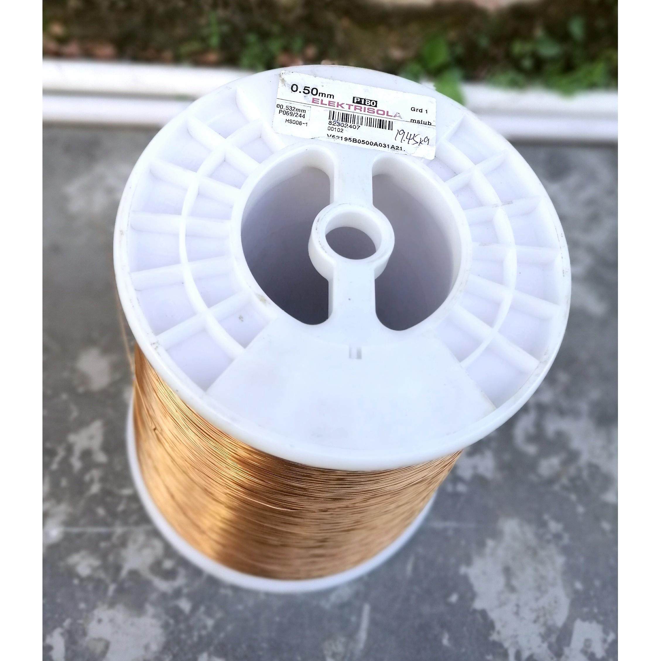 进口漆包线德国ELEKTRISOLA进口漆包线,线径0.50MM外径0.532MM