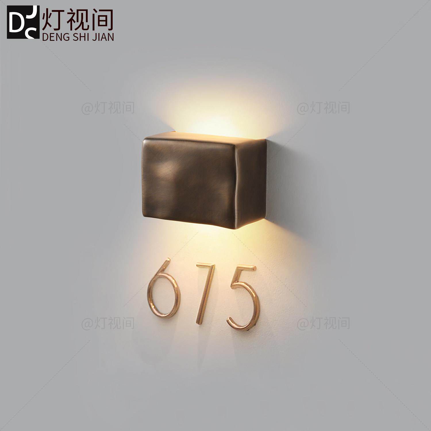 全铜复古怀旧壁灯户外防水工业风咖啡店商铺民宿走廊门口招牌壁灯