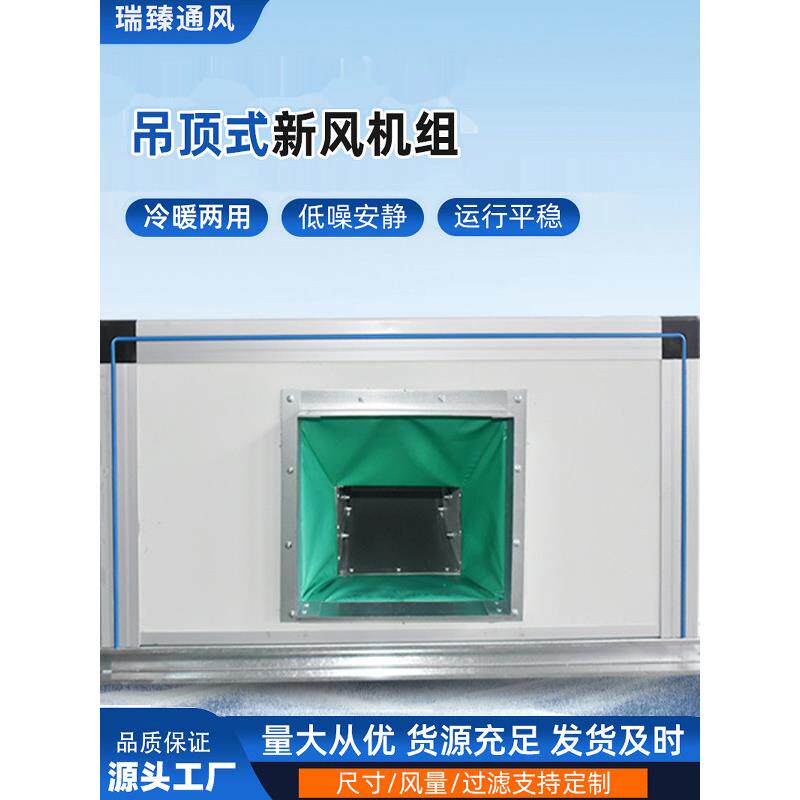 吊顶式新风机组 冷暖空调柜式机组 中央空调新风系统空气处理机组