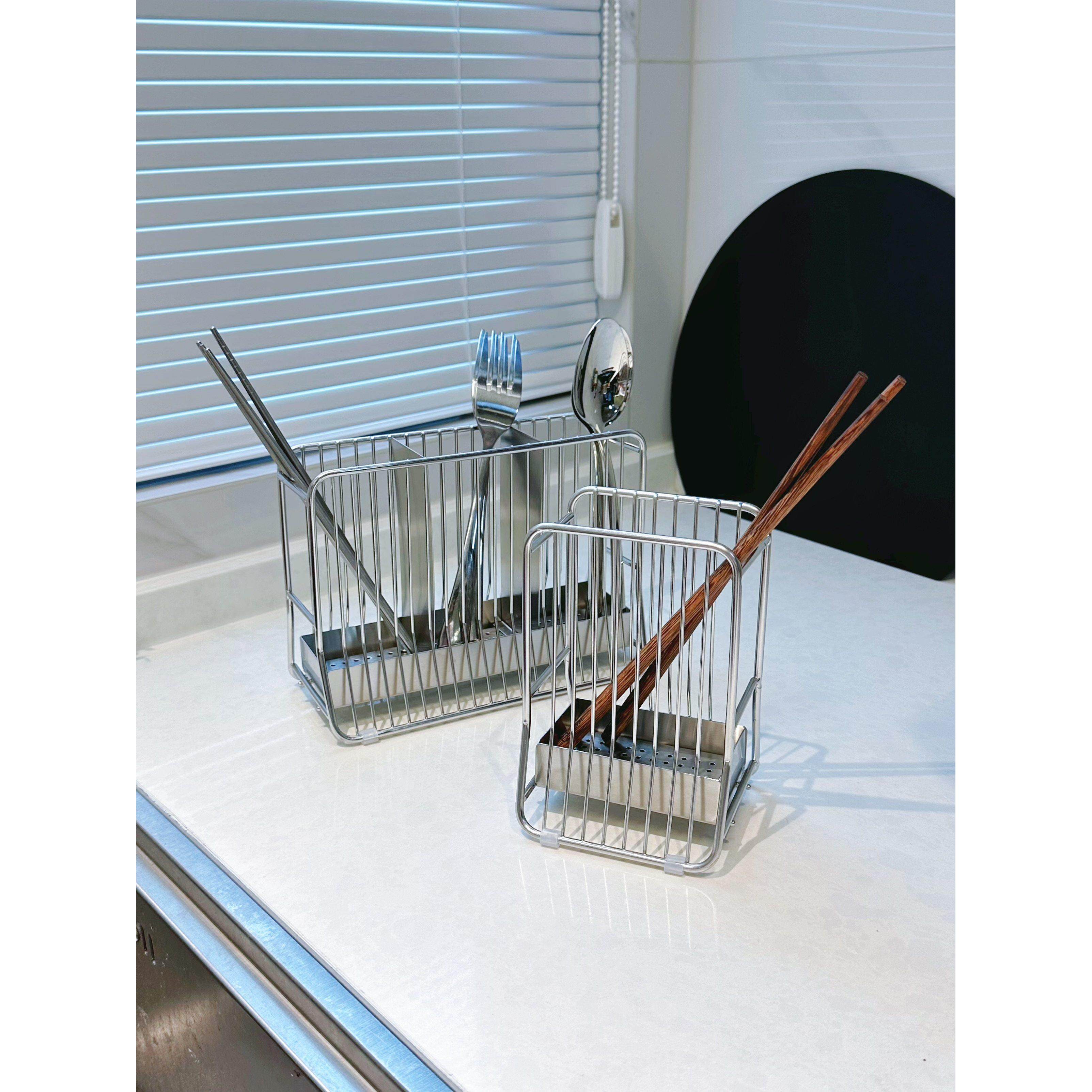 家用防霉304不锈钢筷子筒筷笼餐具收纳厨房筷子置物架沥水架,餐饮具,餐具笼/架,淘宝优惠券,粉丝福利购,淘宝优惠卷