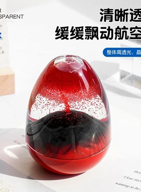 火山喷发解压神器油漏沙漏创意