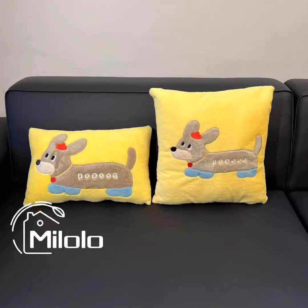 【新家的100个快递】腊肠狗靠枕家用沙发装饰品抱枕女生睡觉专用