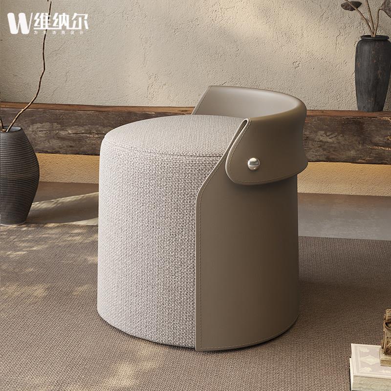意式极简高级感轻奢化妆椅现代简约小户型卧室家用设计师化妆凳子