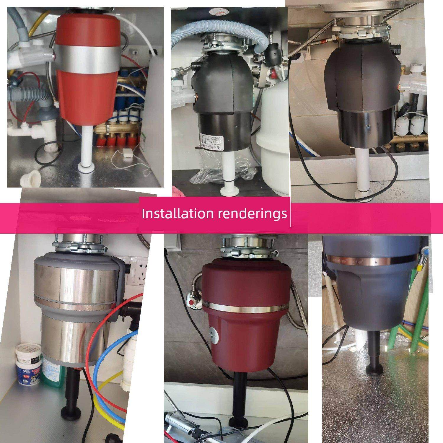 通用垃圾处理器减震支架免打孔减震降噪防潮防滑加厚伸缩支撑架