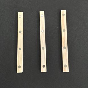 国画画板毛毡墙磁铁磁钉磁扣磁条强力磁铁实木长条吸铁石加厚磁芯