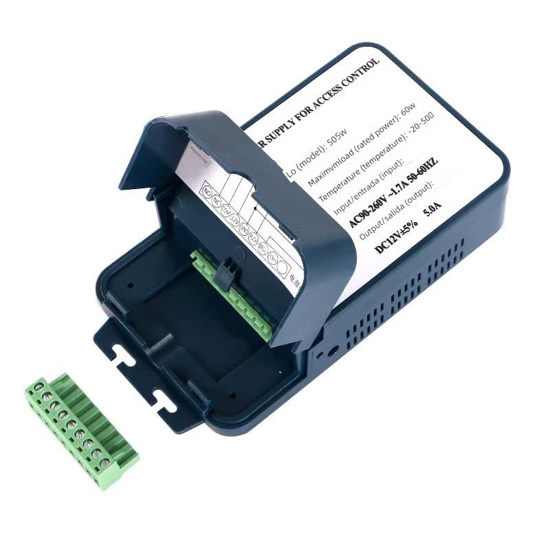 人脸指纹机门禁专用电源控制器12V5A通用磁力锁电插锁门禁变压器