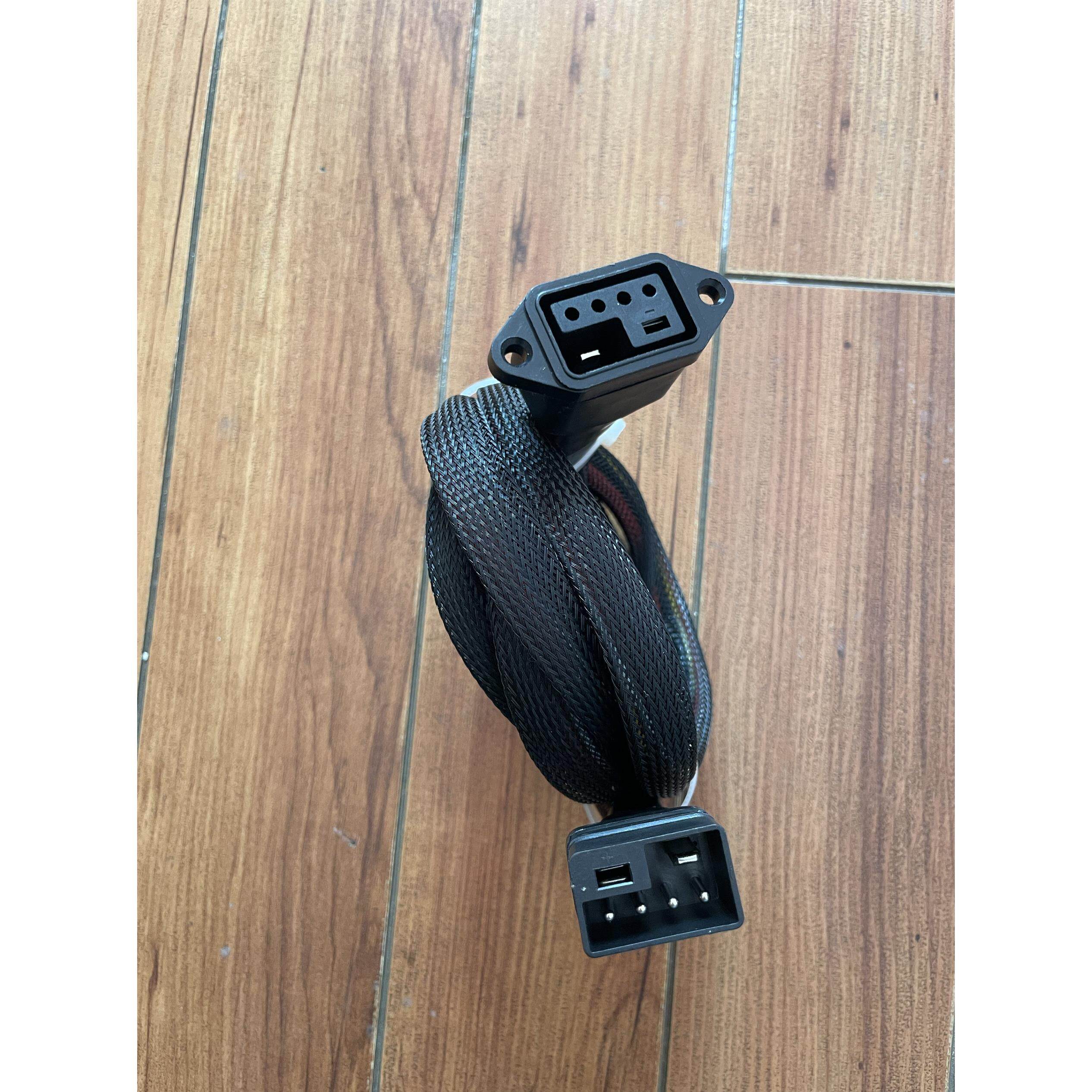 小牛电动车电瓶车新国标2+4电动车双电线电源延长线6平方