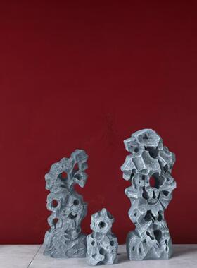 泡沫仿真太湖石古风软装饰摆件假山造景室内楼梯下景观拍摄道具石