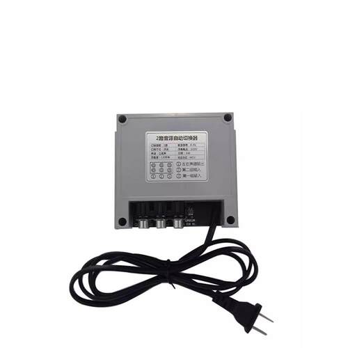 二进一出多路音频双音源自动切换器分频输入输出信号检测智能转换