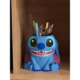 可爱的针笔架存储盒的儿童，女孩和男孩办公室桌面大容量装饰钟摆
