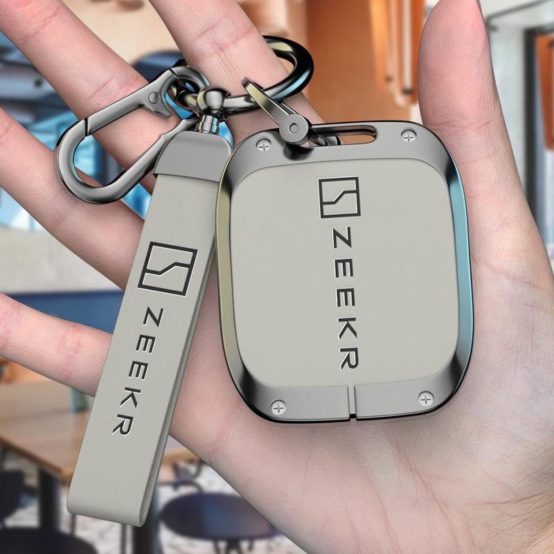 zeekr极氪001钥匙套蓝牙智能实体009 007极氪x配件汽车用品壳扣包