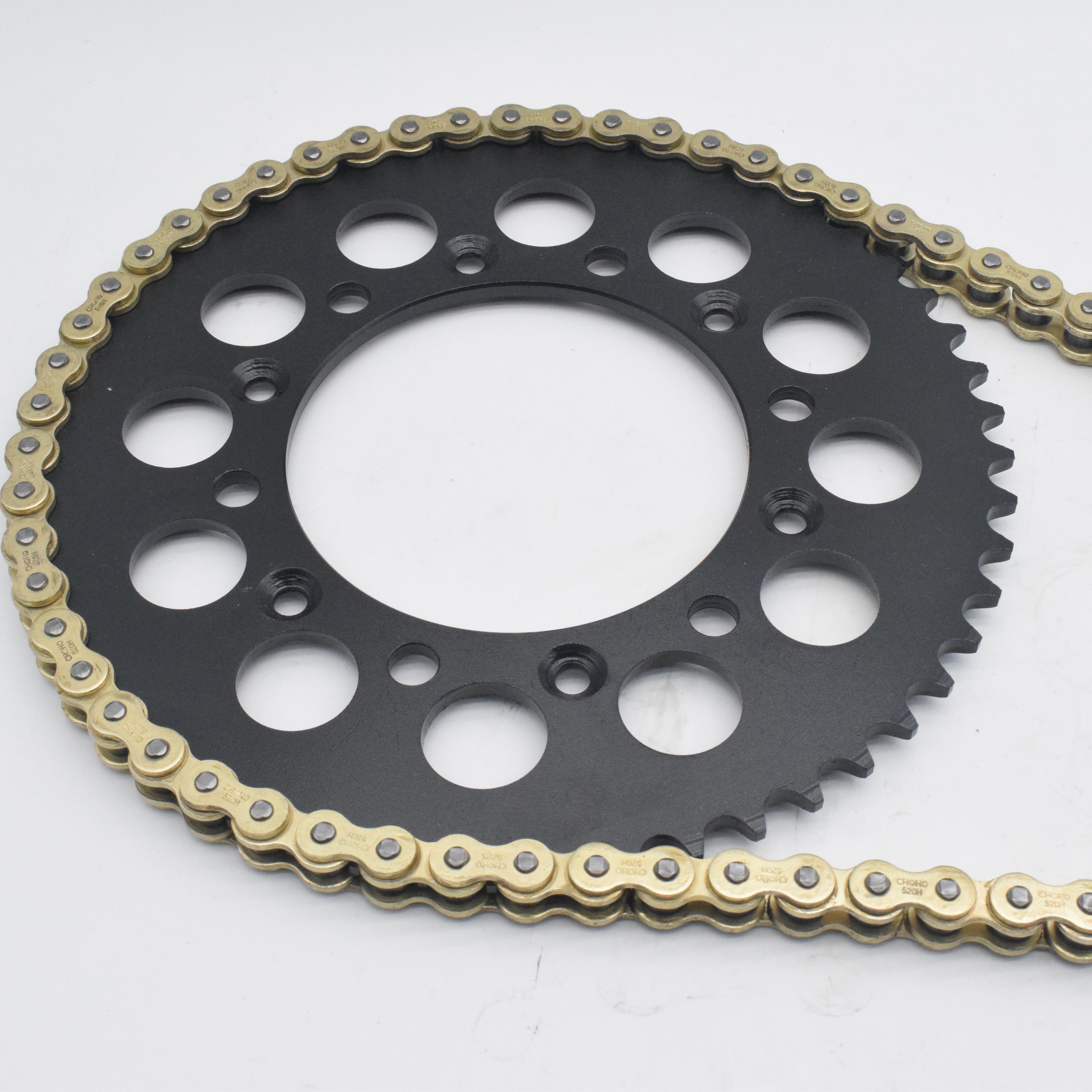 适用卒玛A7X7H7K5K7K8越野摩托车套炼 炼条炼盘小飞520型炼条牙盘