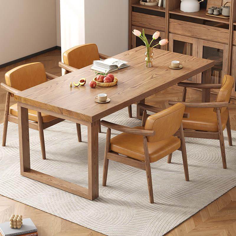 莫比恩实木餐桌白蜡木原木长方形一体大板桌子家用书桌工作办公台,住宅家具,实木餐桌,淘宝优惠券,粉丝福利购,淘宝优惠卷