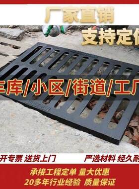 球墨铸铁雨水篦子排水沟盖板污水下水道沟盖板地沟雨水井蓖子