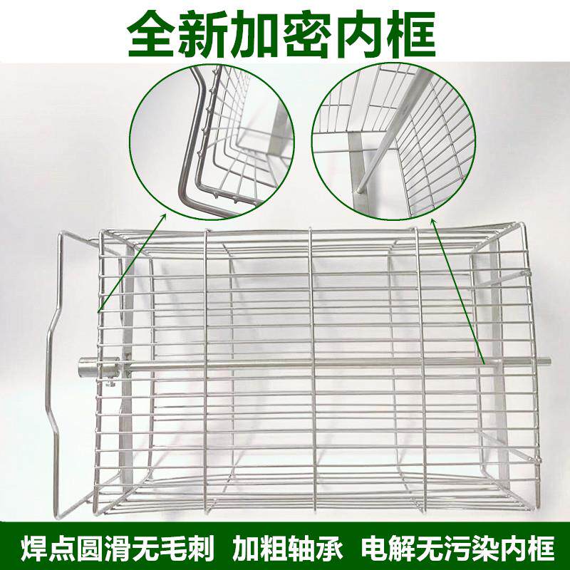 蜂旺摇蜜机加厚不锈钢小型家用封闭齿轮可定做304养蜂工具包邮