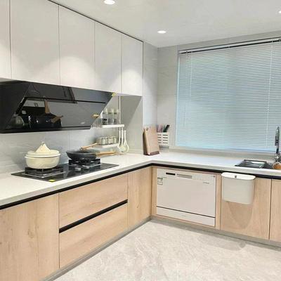 上海全屋定制?具车整体整体橱柜订做现代简约厨房兔宝宝爱格板PET