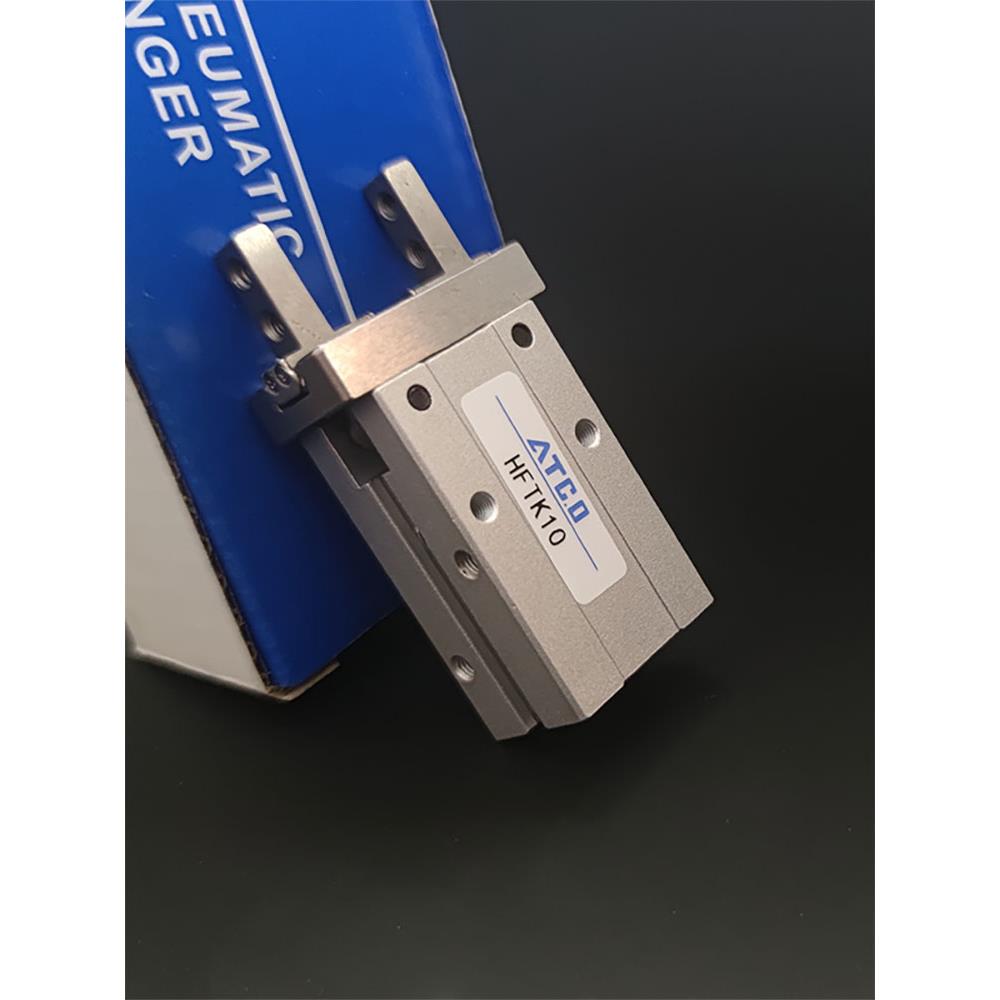 气动手指气缸单双动常开常闭HFSK10/16/HFTK20/25/32/40平行气爪6