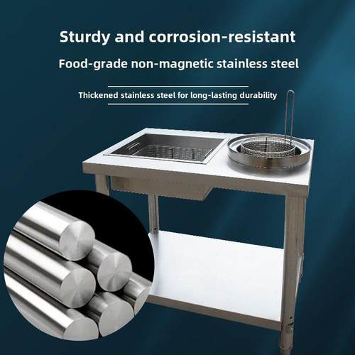 罗喜商用裹粉台800型裹粉机汉堡炸鸡店果粉不锈钢裹面机加厚定制