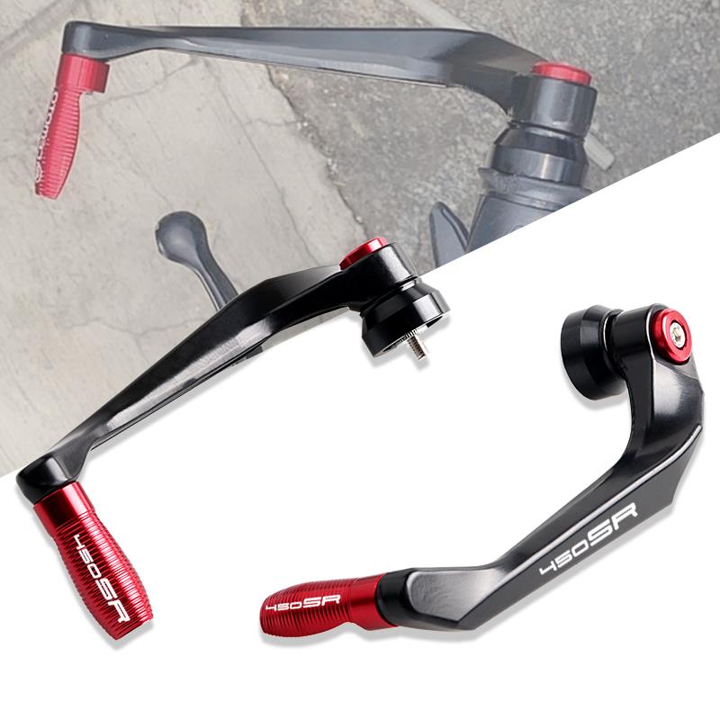 适用春风My22 250SR 450SR机车改装牛角护弓铝合金防摔护手