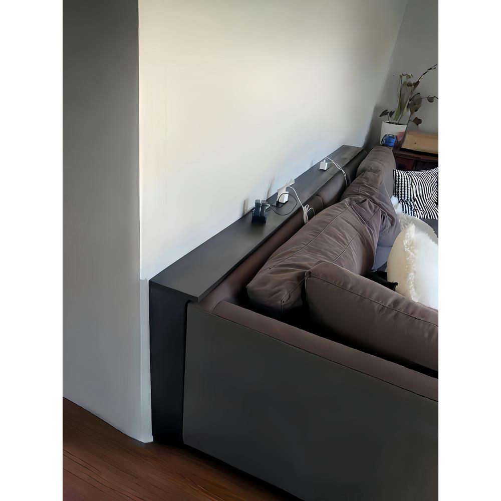 沙发后背靠柜落地长条收纳桌缝隙夹缝极窄置物架床头实木超薄背几