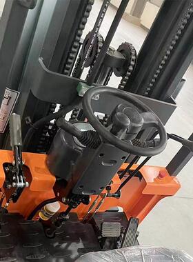 1.高5吨四支点平495衡重叉车加式宽加厚实心轮座式电动驾堆车