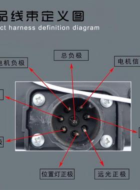 适用于俄罗KAMA双Z卡玛斯G前大灯照灯卡玛斯3透斯镜高亮LED激RD-D