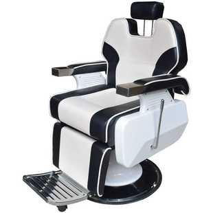 廠家salon chair發(fā)廊專用刮胡燙染椅子可放倒理發(fā)椅復(fù)古油頭椅子