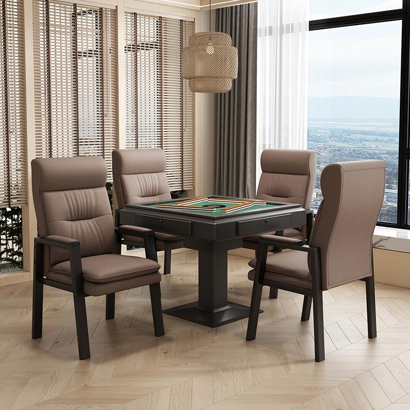 棋牌室专用麻将椅子家用猫抓皮茶楼椅简约办公椅舒适久坐会议椅子