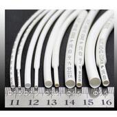 2.5 3.5 22mm白色 包邮 0.8 三联热缩绝缘套管0.6