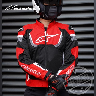 A星骑行服夏季摩托车网眼透气机车服四季防摔休闲摩托车服V2皮衣