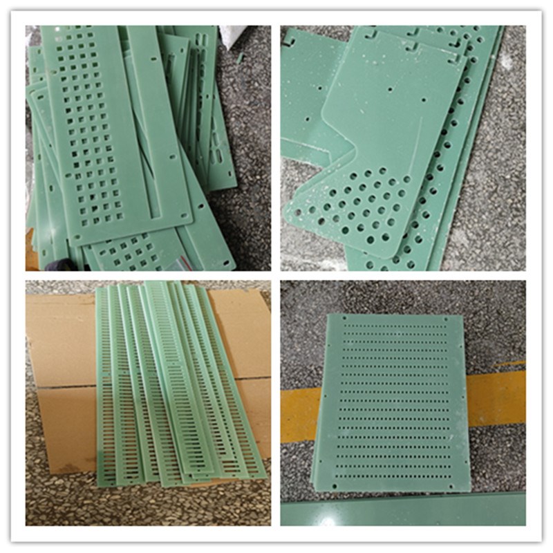 水绿色玻纤板 环氧板棒FR4绝缘板隔热耐高温G10板零切加工