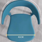 椅子靠背椅加厚牛角椅子网红饭店酒吧凳子餐椅家用塑料休闲简约椅