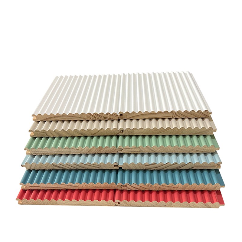 网红12厘小细圆弧形实木格栅薄款细纹理松木格栅墙面背景造型材料