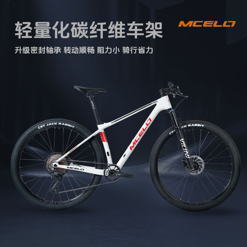 碳纤维山地自行车越野硬尾