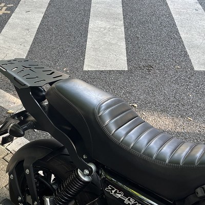 银钢super迷你YG150-22DEF摩托车改装配件铝合金尾箱尾架货架靠背