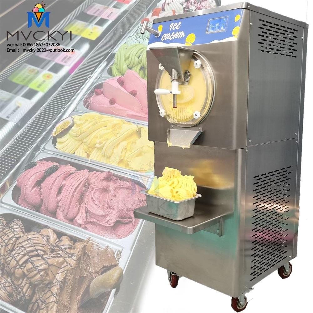 100L/H工厂直销不锈钢Gelato机商用硬质冰淇淋机设备硬冰激凌机