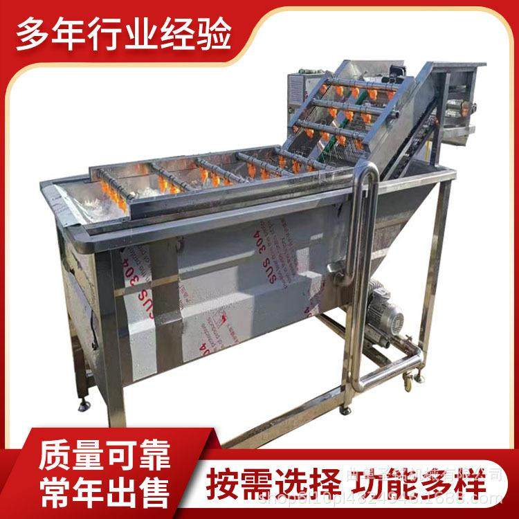 商用秋葵果蔬气泡清洗机不锈钢蓝莓草莓洗果机 工业车厘子洗果机