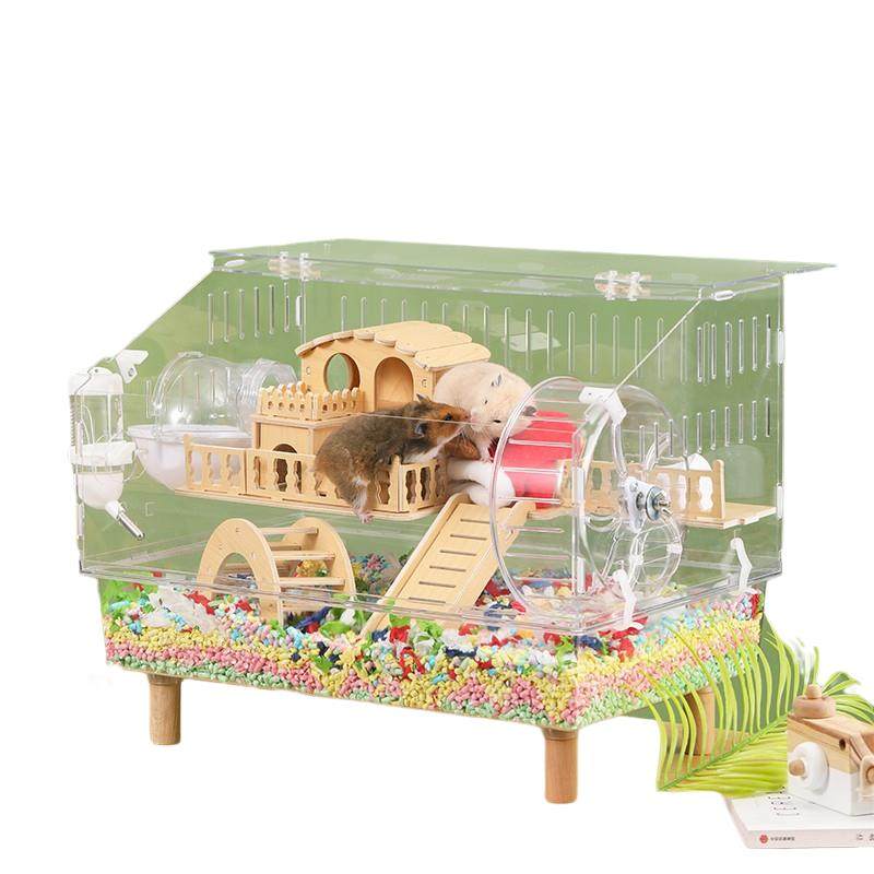 宠物仓鼠笼子专用超大别墅金丝熊房子小别墅芦丁鸡饲养箱造景摆件,宠物/宠物食品及用品,笼子,淘宝优惠券,粉丝福利购,淘宝优惠卷