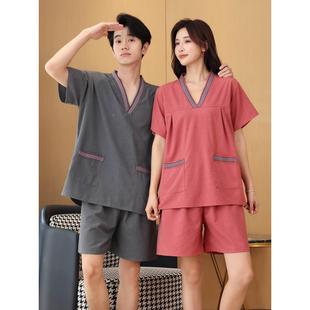 洗浴中心洗浴服足浴店浴服女款 汗蒸服男款 足浴店浴服桑拿服足疗店