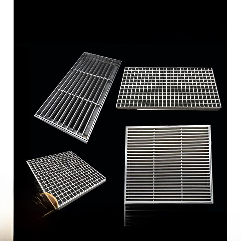 采购304不锈钢排水沟格栅盖，雨栅栏条，承重排水沟工程