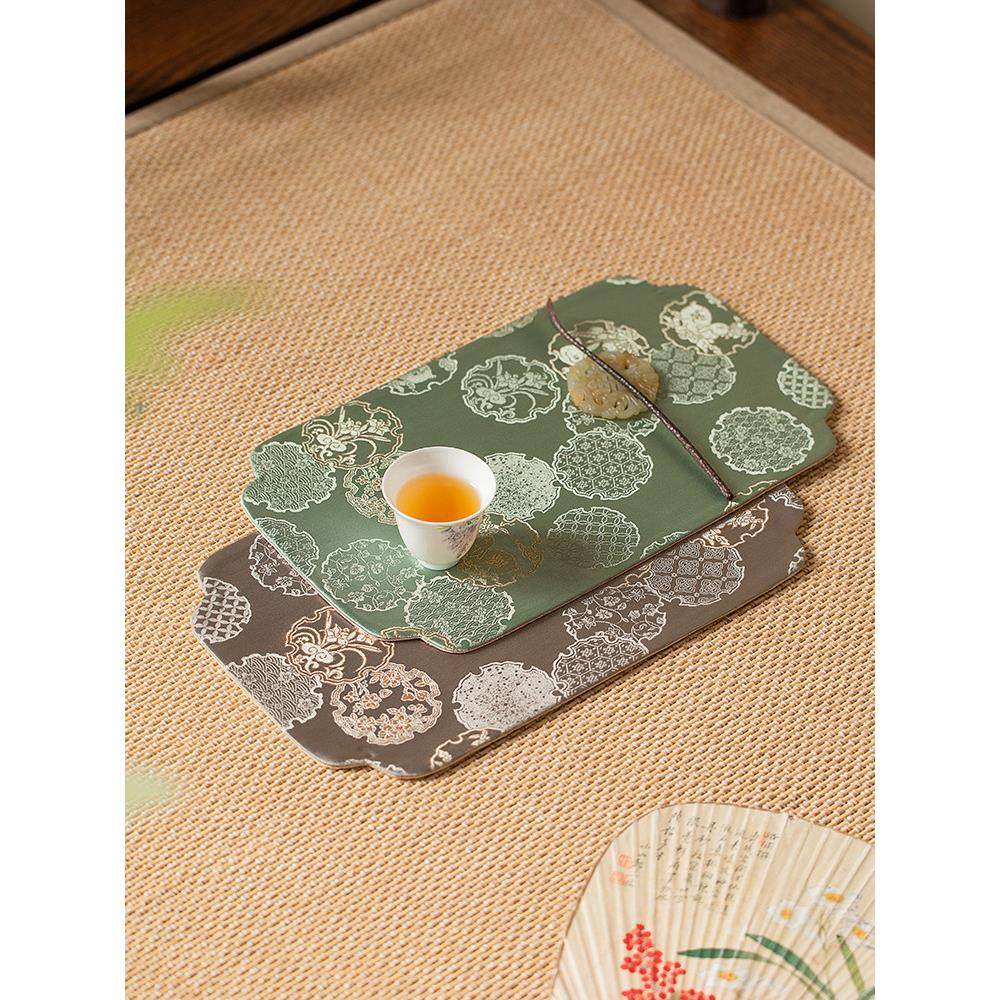 中高档手工织锦茶席双面双色加厚茶垫茶桌布干泡垫中式茶壶垫桌旗,居家布艺,茶席,淘宝优惠券,粉丝福利购,淘宝优惠卷