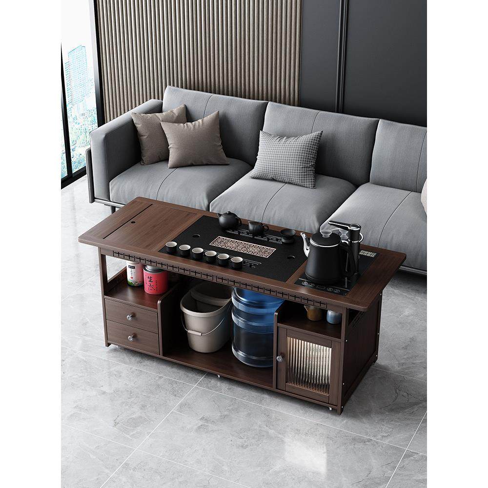 移动茶车茶桌家用客厅茶水柜多功能上水一体茶盘套装现代简约茶具,住宅家具,茶几,淘宝优惠券,粉丝福利购,淘宝优惠卷