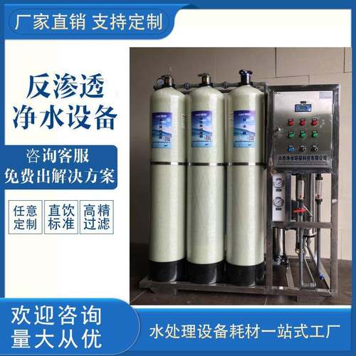 工业纯水机软化设备全自动单双级ro反渗透净水器商用去离子水处理