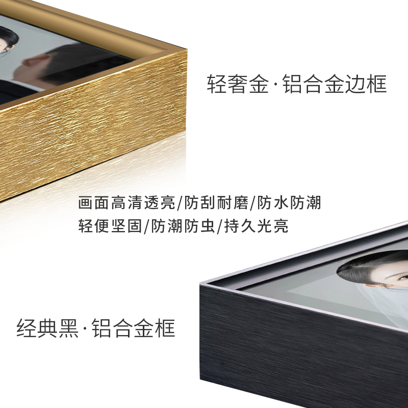 婚纱照多宫格相框放大挂墙定制玄关画照片墙画框打印洗结婚照挂画