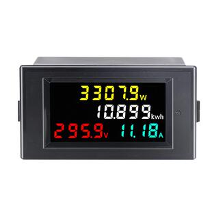 直流数显电压表电流表功率表电量计量显示模块12v600V20a50a100a